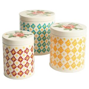 Pioneer Woman Geo canister set new